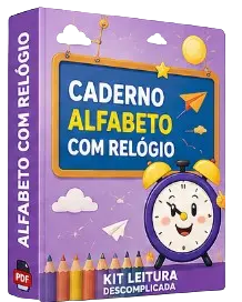 Caderno Alfabeto com Relógio