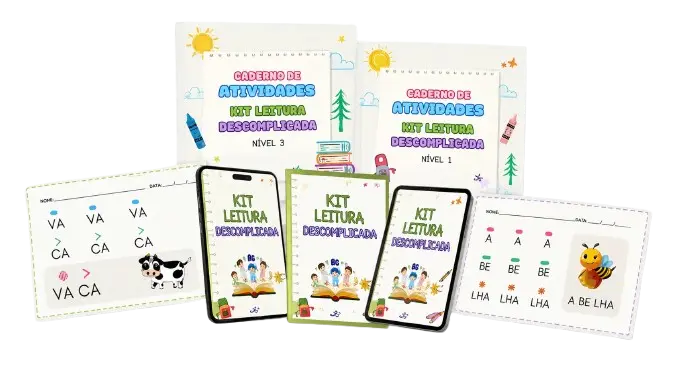 Mockup do Kit Leitura Descomplicada